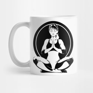 Yoga Meditation Woman 02 Mug